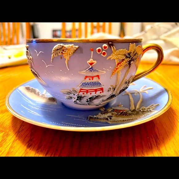 Egg shell Japanese Vintage teacup - Picture 1 of 4